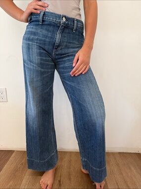 Citizens of Humanity 26 Wide Leg Women Jeans in Blue